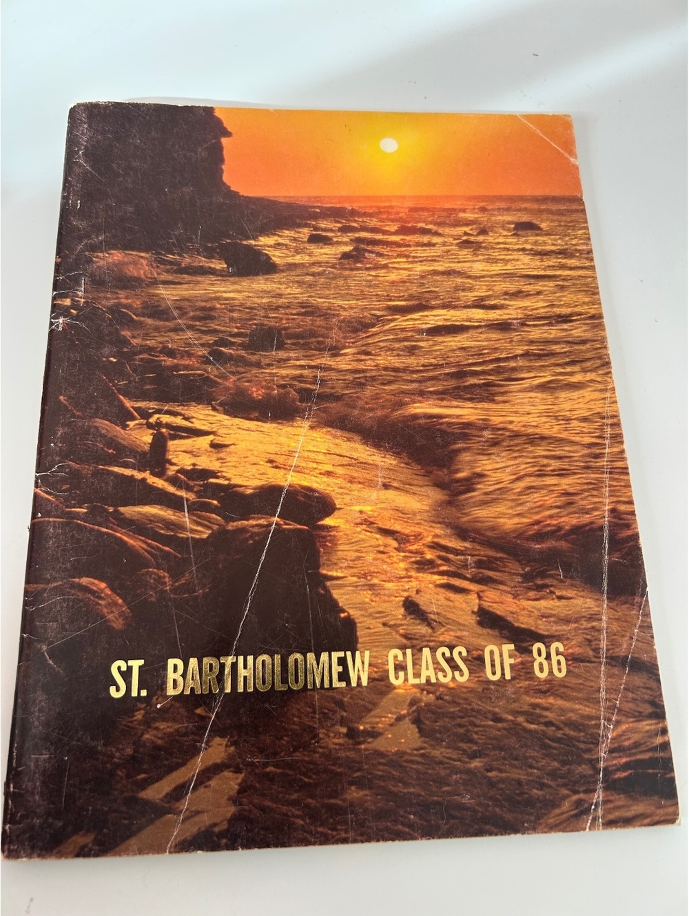 St. Bartholomew Class of 86 yearbook
